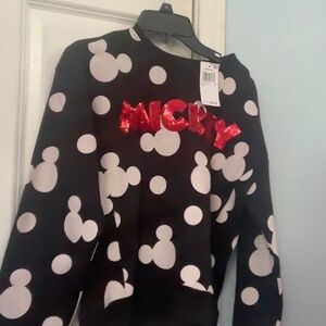 DISNEY OFFICIAL  Mickey sweatshirt